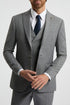 INDUS GREY SOFT CHECK SLIM JKT